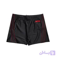 مایو نیم پا مردانه جلو جیب خط دار استرج سایز L