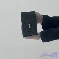 کیف دوشی چرم طرح سنگی