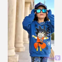 بلوز تک دورس فینگردار پسرانه مدل انیمه دورس نخ پنبه لاکرا سایز 50 تا 65