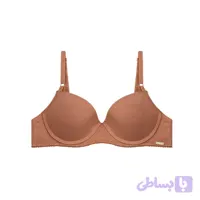 سوتین اسفنجی کبریتی فنردار بالا دانتل بنیس سایز کاپ B رنگ مشکی