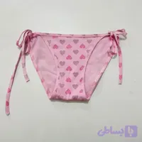 شورت بیکینی گره ای زنانه کد 1420 با قابلیت تنظیم دور کمر