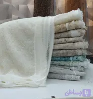 شال حریر دور دانتل دوخت ریشه ای ایروبادی داغی چنل