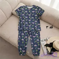 ست بلوز و شلوار زنانه نخ پنبه وارداتی چهارفصل راحتی و بیرونی