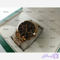 ساعت مچی مردانه رومانسون مدل کرنوگراف چهار موتوره بند استیل رنگ ثابت با تقویم