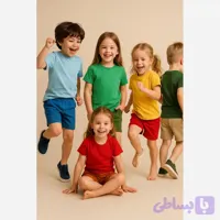 شلوارک بچگانه نخ پنبه دورس مناسب 3 تا 9 سال در 8 رنگ متنوع