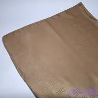 روسری ژاکارد نسکافه ای روشن قواره 140