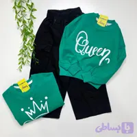 ست کراپ و شلوار کارگو دخترانه اسپرت