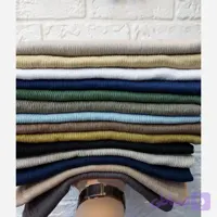 شال مشکی نخی برشکا لمه جت بلک قواره 200 در 75 سانت
