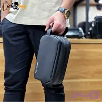 کیف دستی مردانه ضد آب گرین لاین جنس اسکین سیلیکونی ابعاد 13 در 23 سانتی متر - شال پرنسا