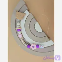 بند پستونک اسپورت چوبی و سیلیکونی طرحدار کودک