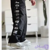 شلوار اسلش بگ جردن مشکی گلکسی اسپان قد 108 سایز XXL XXXL
