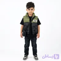 پافر پسرانه کیفدار شمعی پفکی سبز