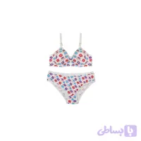 ست شورت و سوتین نخی فنردار طرح لب kiss me سایزبندی کامل