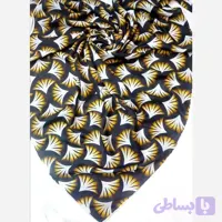 روسری زنانه مجلسی قواره دار نخی دست دوز 140 سانتی
