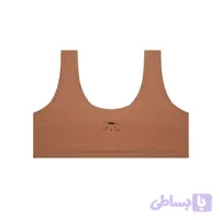 نیم تنه دخترانه کبریتی طرح گربه جنس نخ و پنبه بدون پد و فنر فری سایز