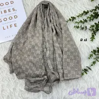 شال حریر مجلسی طرح گوچی قواره 190 در 80 سانتیمتر کد 1964