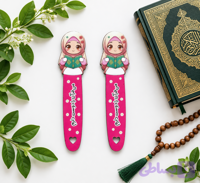 بوک مارک دختر جشن قرآن (من قرآن را دوست دارم)