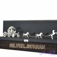 کالسکه تمام نقره عیار ۹۲۵ طرح سیندرلا