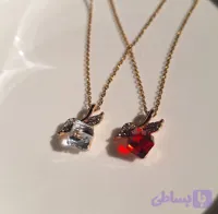 گردنبند سواروسکی طرح مکعبی