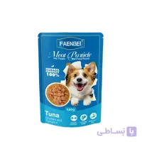 پوچ سگ فنبی با طعم ماهی تن و مرغ و کدو (130 گرمی)