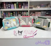 ظرف غذایونیکورن استیل دو قسمته واشرجداگونه