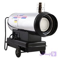 کوره هوای گرم دوگانه سوز دودکش دار – جت هیتر QEDB-110