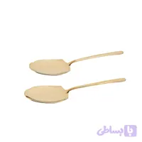 ست دو عددی کفگیر لایف اسمایل مدل CUTRS-2-2 رنگ بژ