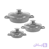 سرویس تابه 6 پارچه لایف اسمایل مدل LIFEP7STSHR-6-1