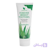 خمیر دندان فوراور لیوینگ پروداکتس مدل ژل آلوئه ورا حجم 130 میلی لیتر+ به همراه پک هدیه (یک عدد فیبر فوراور)
