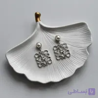 گوشواره لووه نقره ای