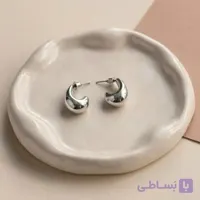 گوشواره ی آبکاری نقره