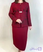 کت دامن جواهردوزی گندم