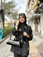 مانتو جواهردوزی مجلسی سایز بزرگ