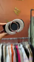 کمربند پهن مشکی سگک دار عرض 4.5