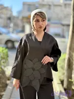 کت گل برجسته نیلوفر