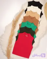 تاپ حلقه ای یقه ۵ سانت کراپ