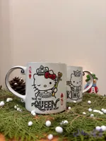 ماگ سرامیکی هلوکیتی Queen & King💘