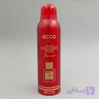 اسپری خوشبو کننده بدن اکو ecco مدل Bacarat Ruoge سفید حجم 200 میل 90547