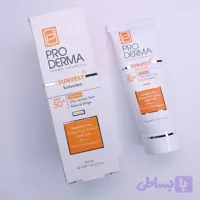 کرم ضدآفتاب فاقد چربی پرودرما PRO DERMA بژ طبیعی spf 50 مناسب پوست چرب حجم 40 گرم 92388