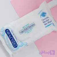 دستمال مرطوب آرایشی دلفین 60 برگ 90556