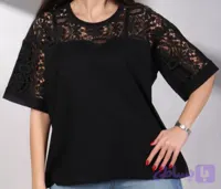 تیشرت نخ پنبه بالا گیپور