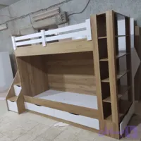 تخت دوطبقه مدل M580 کتابخانه دار