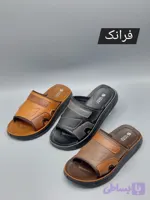 صندل طبی مردانه و پسرانه شیما مدل فرانک ، رنگ عسلی راحت و بادوام