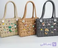 کیف کراکس استیکردار  ، زیبا و بادوام