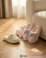 دمپایی دخترانه مدل تدی گرم و نرم و راحت