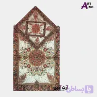 جانماز ترمه سه تکه طرح افشاری طلایی | ترمه یزد کد: 1655