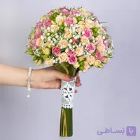 دسته گل عروس لاکچری