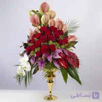 و خرید جام گل تبریک و تشکر کد 7240+ارسال رایگان|باختر