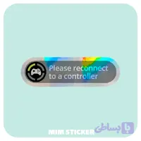 استیکر متالایز Please Reconnect
