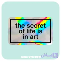 استیکر متالایز Art